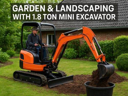 Landscaping Success with a 1.8 Tonne Compact Excavator